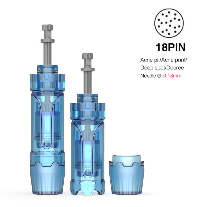 10pcs/box 18Pin Microneedle For Dr Pen A9 M8S Microneedling Face Skincare Beauty Accessories