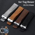 Watch Strap 20mm 22mm 24mm for TAG for HEUER CARERA AQUARACER Genuine Cowhide Leather Soft Bands Universal Wristbelt Bracelets. 