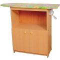 Melamine Iron table Furniture Half Cupboard with Wire and Plug Switch - 5 Years Warranty. 