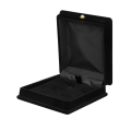 1 x Velvet Necklace Chain Jewelry Display Storage Box Gift -Black. 