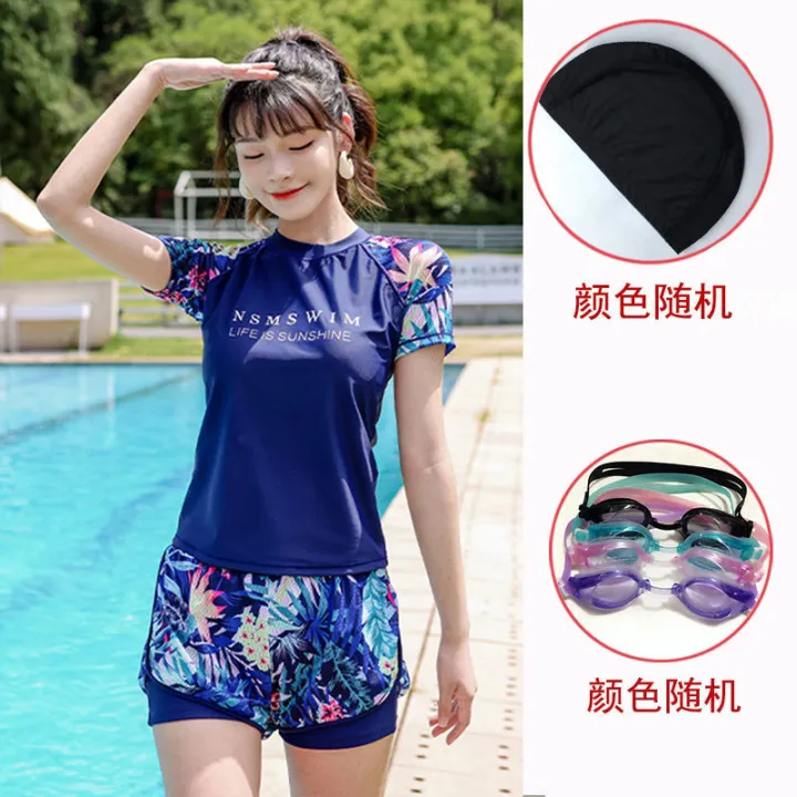 New%20Swimsuit%20Female%20Dress%20Split%20Boxers%20Korean%20Style%20Fresh%20Student%20Girl%20Hot%20Spring%20Swimming%20Suit%20-%20Image%209