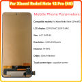 6.67 For Xiaomi Redmi  Note 12 Pro 4G mobile phone display LCD touch screen digitising 2209116AG replacement LCD display. 