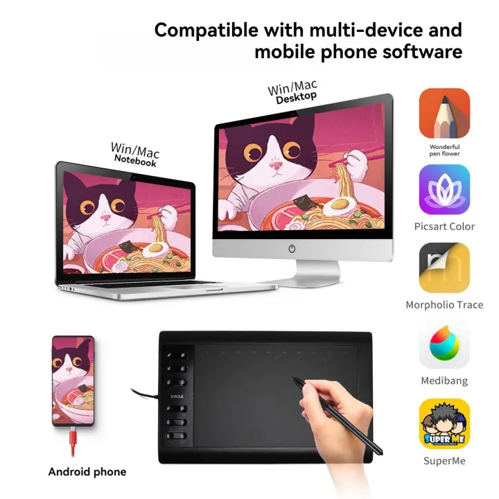 VINSA%20Wencai%201060Plus%20Digital%20Tablet%20Drawing%20Tablet%20Computer%20Handwriting%20Tablet%20Can%20Be%20Connected%20To%20And-roid%20Phones%20-%20Image%205