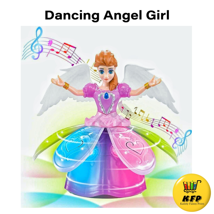 Dancing Angel Girl Toy with Flashing Lights And Music