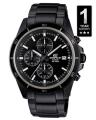 Casio Edifice Black Metal Analog Watch For Men. 