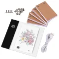 Flip Book Kit with Mini Light Pad LED Lightbox Tablet Design with Hole 300 Sheets Flipbook Paper Binding Screws for Drawing Tracing Animation Sketching Cartoon Creation. 