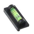 【FOOT SOFA】​2pcs Liquid Level Indicator Mini Bubble Spirit Level 40x17x12mm For Daily Leveling With Magnet. 
