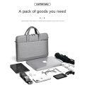 DGSenpi Laptop Bag Business Handheld Waterproof Portfolio Shoulder Crossbody Office Bag. 