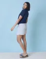 Spring & Summer Linen Short with Side Pockets. 