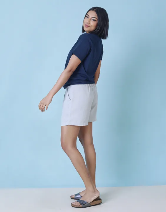 Spring & Summer Linen Short with Side Pockets