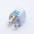 Universal 3Pin UK HK AC Travel Power Plug US/EU/AU To UK/HK 3 Pin Socket Convert Converter Plug Adapter for Travel Use. 