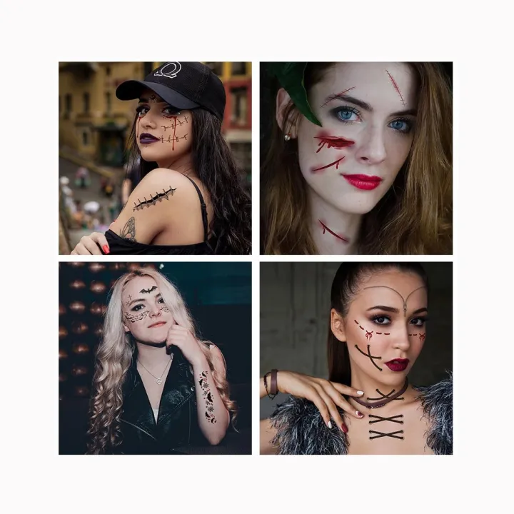 %5BFeatured%5D%20Halloween%20Fake%20Tattoo%20Face%20Sticker%20/Spider%20Web%20Scar%20Tattoo%20%20Face%20Temporary%20Tattoo%20Sticker%20/Wound%20Realistic%20Injury%20Scar%20Tattoo%20Sticker%20for%20Halloween%20Makeup%20Body%20Art%20-%20Image%206