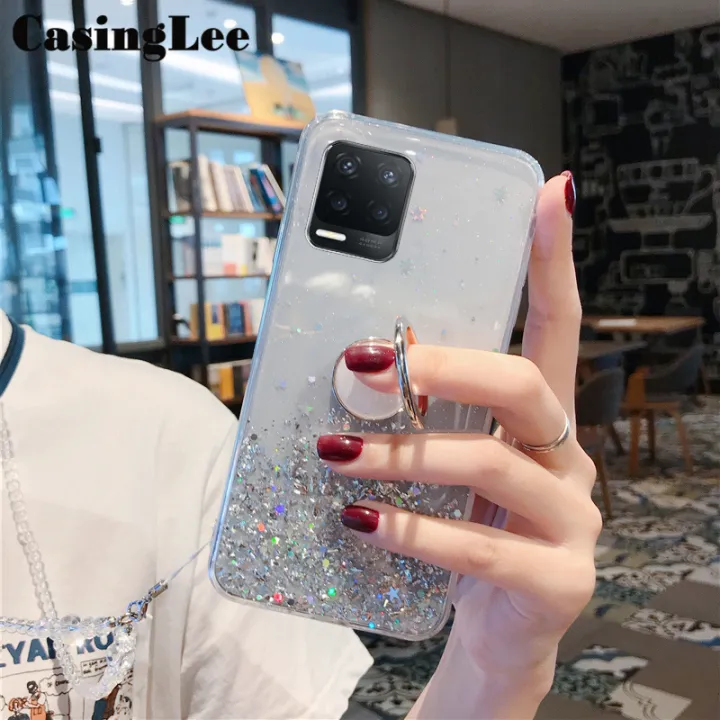 Casinglee%20for%20OPPO%20A54%20case%20Shiny%20Ring%20Glitter%20Soft%20Transparent%20Holder%20Stand%20Back%20cover%20with%20String%20for%20OPPO%20A54%20Phone%20cases%20cover%20Stars%20Moon%20Girls%20-%20Image%209