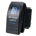 【Aux Lights】 12V 24V 4x4 Boat Caravan Rocker Switches Waterproof Rocker Switch Blue LED Light Off-Road Aux Roof Led Reverse Light. 