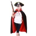 2024 New 12.99x12.99x3.54 Pirate Hat Three Cornered Buccaneer Costume Hat for Kids for Play Costume Supplies Captain Jack Party. 