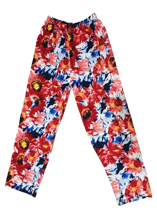 Ladies Printed 100%  Cotton Pants