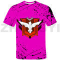 Japan Harajuku Free Fire Garena 3D T-shirt funny cartoon street clothing top casual summer short o-neck tees oversized T shirt. 