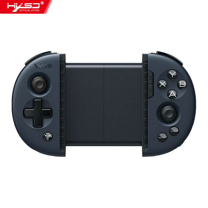 HXSJ Flydigi Wee 2T Mobile Game Controller B-T Gamepad Stretchable Length Compatible With I-Os/An-Droid Support Remapping But-Tons Blue