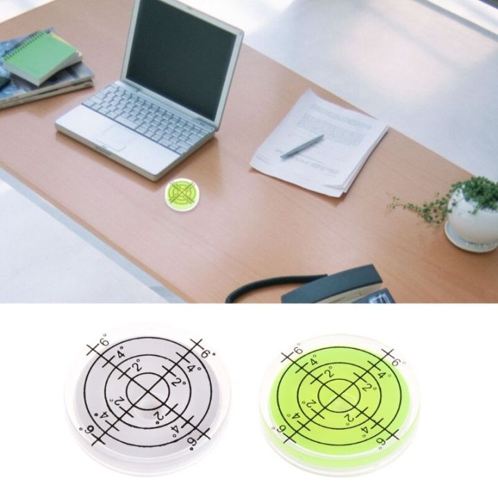 NEW Bubble Spirit Level Bulls-eye Degree Marked Surface Circular Level Bubble Universal Scale Laser Level Horizontal Measuring Tool