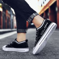 Spring Breathable Thin Sneakers Men's Trendy Canvas Shoes Men's Sports Casual Black Shoes Student All-Match Fashion Shoes. 