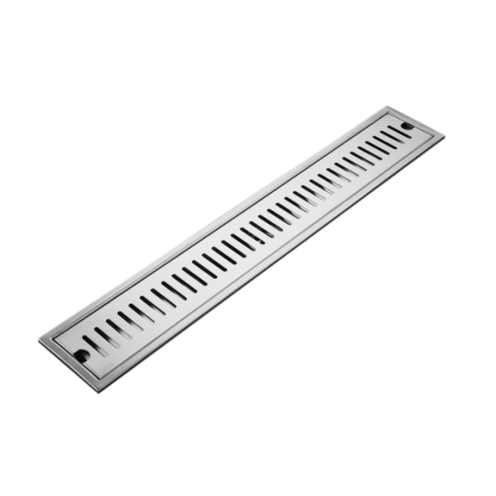 Rectangular Fin Drain QUANBU 3X Rectangular Linear Shower Floor Drain Long Linear Drainage ...
