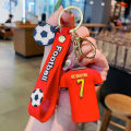 ShopSphere Football Jersey Keychain Cartoon Cute Doll Keyring Creative Fashion Couple Bag Nicle. 
