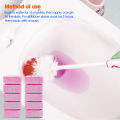 5pcs Pink Toilet Cleaning Effervescent Tablet Toilet Fast Removal of Urine Stains Deodorant Yellow Dirt Toilet Cleaning Tool. 