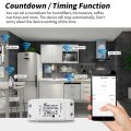 Tuya WiFi Smart Switch APP Wireless Controller Universal Breaker Timer Smart Life Work with LED Light Switch Alexa Accessories. 
