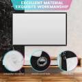 Portable Projector Screen for Home Theater Outdoor HD White Foldable Anti- (72Inch). 