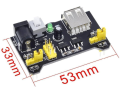 MB102 Breadboard Power Supply Module - Breadboard Dedicated Power Module 2-way 3.3V 5V MB-102 Solderless Bread Board. 