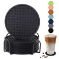 Non-slip Table Mats Decorative Drink Coasters Rubber Tea Cup Mat Heat Resistant Drink Coasters Thickened Beverage Holder. 