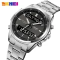 SKMEI Men Electronic Watch Dual Display Electronic Watch Multifunctional Waterproof Watch Fashion Business Style For Men 2049. 