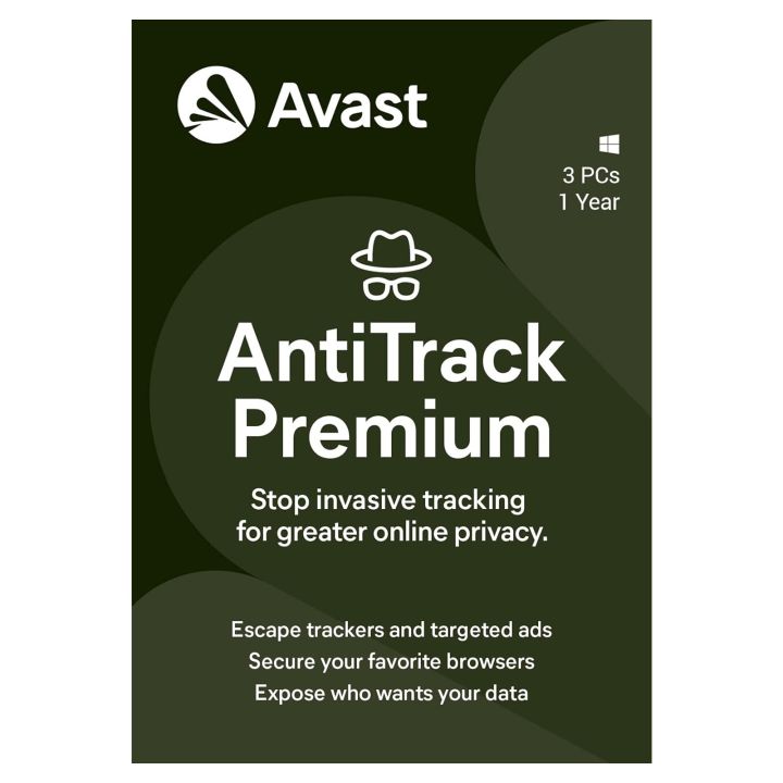Avast AntiTrack Premium 2025 (1 Year, 3 PC's) | Daraz.lk