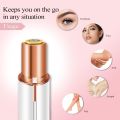 Rechargeable Finishing Touch Women Facial Hair Remover 18K Gold , Beauty Eyebrows Remover Trimmer Razor. 