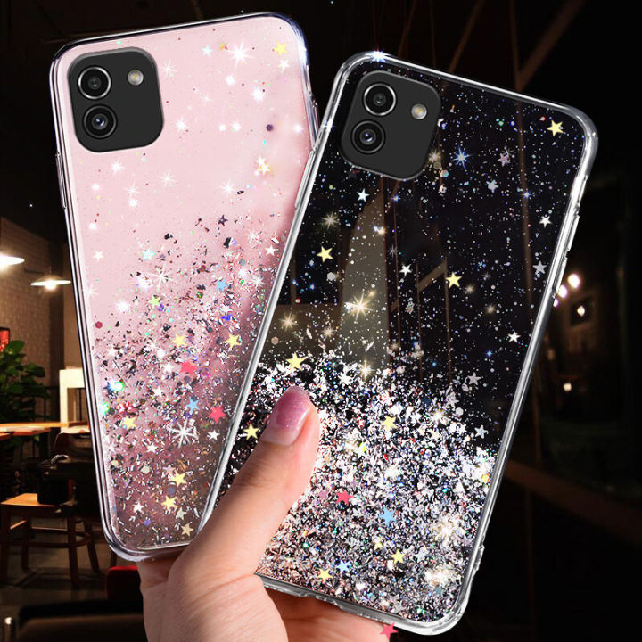 For%20Samsung%20Galaxy%20A03%20Back%20Cover%20Luxury%20Shiny%20Glitter%20Gold%20Foil%20Space%20Starry%20Cases%20Clear%20Soft%20Silicone%20Bumper%20Full%20Protection%20Mobile%20Phone%20Case%20for%20Girls%20Boy%20-%20Image%202