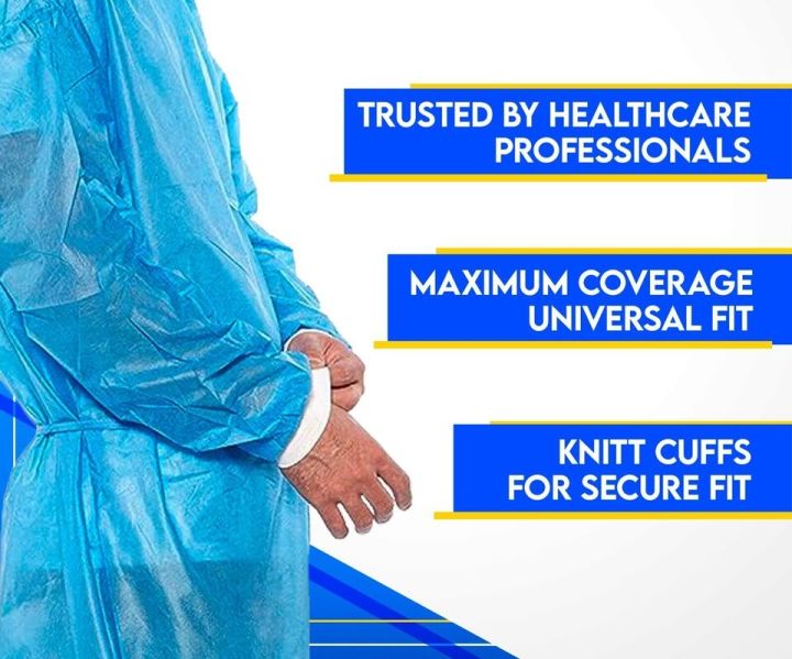 Blue%20Disposable%20Medical%20Isolation%20Gowns%20w/%20Knitt%20Cuffs,%20Lab%20Dentists%20Hospital%20-%20Image%207
