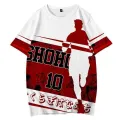 LZ59 SLAM Tshirt Anime Cosplay Short Sleeve Unisex Tops Casual Loose Fashion Tee Shirt Plus Size L59Z. 