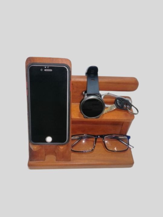 Multifunctional%20Creative%20Wooden%20Mobile%20Phone%20Bracket%20Holder%20for%20Smart%20Phones,%20Smart%20Watch,%20%20Spectacles%20&%20Vehicle%20Key%20Holder.%20-%20Image%203