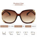 LouisWill Newest Sunglasses Women Sunglasses Ladies Eyewear Anti-UV Square Sun Glasses Accessories Retro Camellia Summer Glasses for Women with Free Glasses Bag. 
