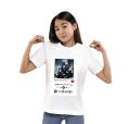 DON'T JUDGE ME Polycotton BTS Spotify T-Shirts for Women, Girls, White T-Shirt |BTS Army t-Shirts Spotify(FROM INDIA). 