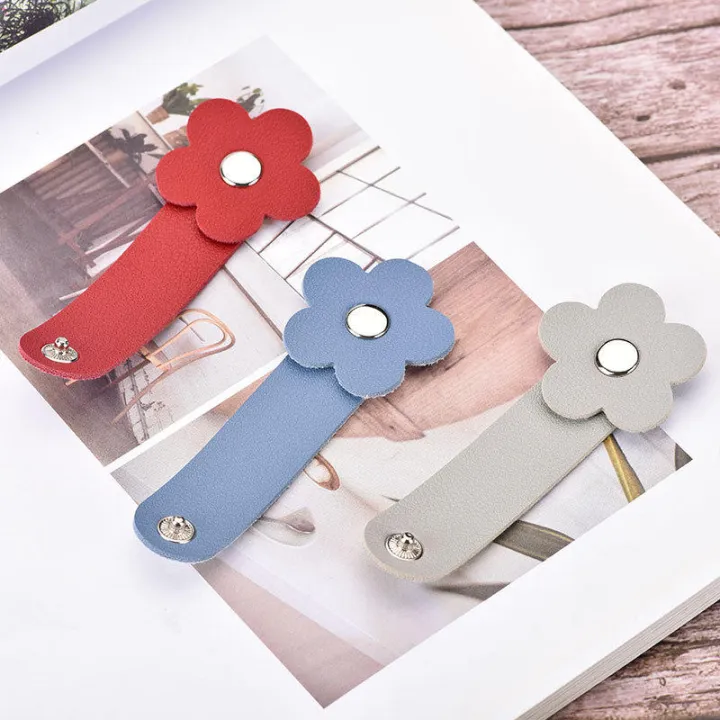 Cable%20Organizers%20Reusable%20PU%20Flower%20Cable%20Cord%20Organizer%20Keeper%20Holder%20Fastening%20Straps%20Headphones%20PC%20Wire%20Wrap%20Management%20-%20Image%202