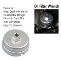 Oil Filter Wrench Oil Filter Cap Removal Tool 14 Flute for ota Lexus Prius Scion CT200H for 1.8L 4 Cylinder Engine. 