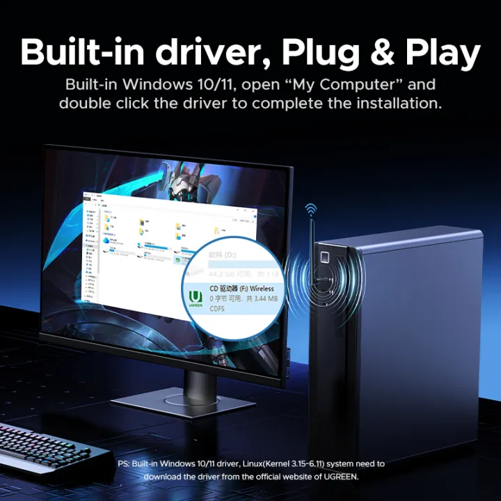 UGREEN%20AX900%20WiFi%206%20USB%20Adapter,%20Dual%20Band%205GHz/2.4GHz,%20External%20High-Gain%20Antenna,%20Ultra-Low%20Latency%20for%20Gaming/Streaming,%20Compatible%20with%20Windows%20PC/Laptop%20-%20Image%205