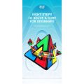 QiYi Pyraminx Duo Rubik Cube - PYRAMINX Smooth Speed Cube - Pyramorphix Speed Magic Rubik's Cube. 
