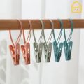 Plastic Windproof Clothes Pegs / Portable Bra Socks Hook/ Quilt Hanging Rope Clothespins. 