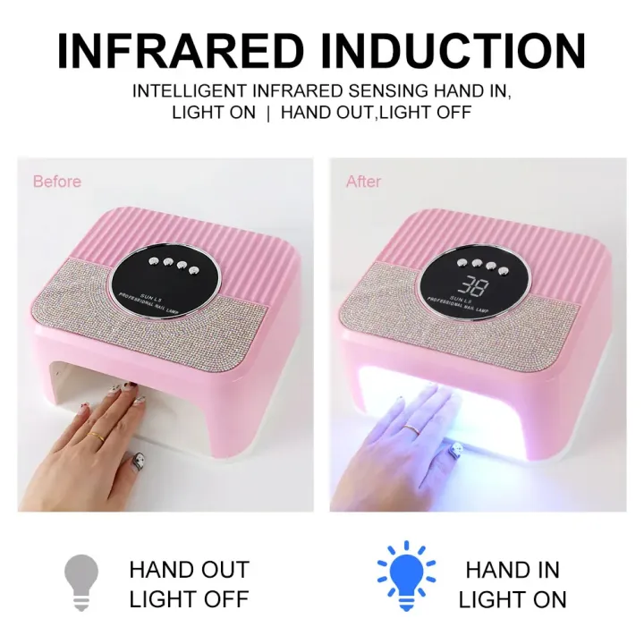 NAIL%20POLISH%20DRYER%20UV%20LED%20Lamp%20for%20Nails%20Gel%20Polish%20Dryer%20Machine%20With%2045LED%20Diamonds%20Design%20Nail%20Home%20Use%20Manicure%20UV%20Light%20-%20Image%204