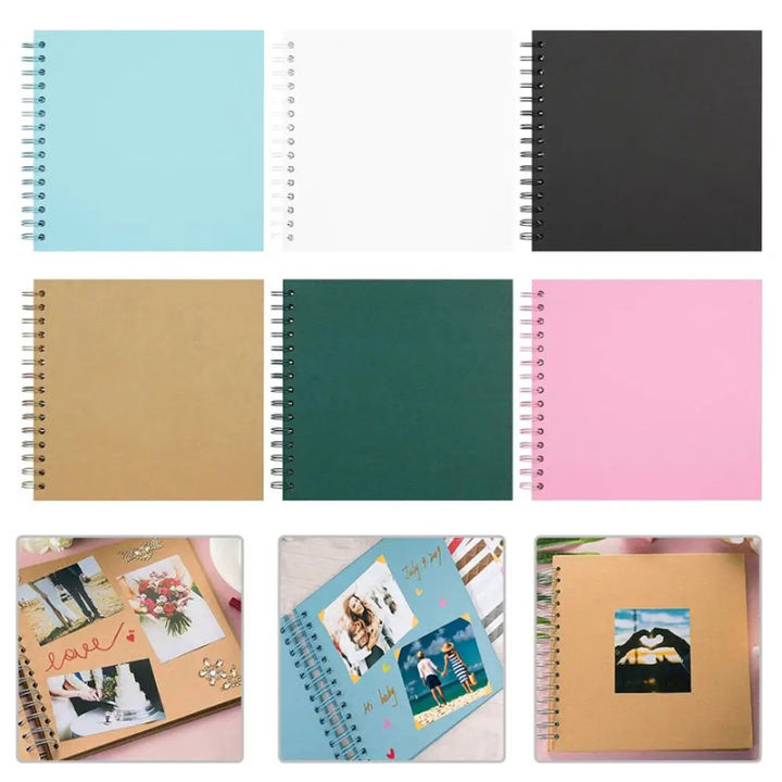 Hard%20Cover%20Blank%20Page%20DIY%20Scrapbook%20Photo%20Album%20With%20Thick%20Pages%207-inch%20Scrapbook%20For%20Wedding%20Anniversaries,%20Family%20Memories,%20And%20Small%20Scrapbooking%20Projects,40%20Pages%20(20%20Sheets)%20-%20Image%204