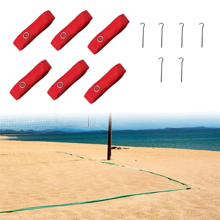 6pcs%20Beach%20Volleyball%20Lines%20Equipment%20Portable%20Red%20Lines%20Marking%20Court%20Marker%20for%20Sand%20Training%20Beach%20Outdoor%20Sports%20-%20Image%205