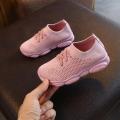 【BestGO】Children Infant Kids Baby Girls Boys Solid Stretch Mesh Sport Run Sneakers Shoes Baby Shoes. 