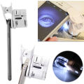 Universal Mobile Magnifying Glass Macro Lens Zoom Camera Clip 60X Digital Microscope Camera for Cell Phone with LED Light Phone. 